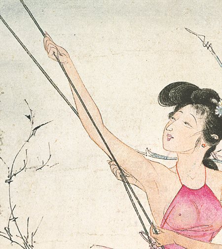 甘泉县-胡也佛的仕女画和最知名的金瓶梅秘戏图